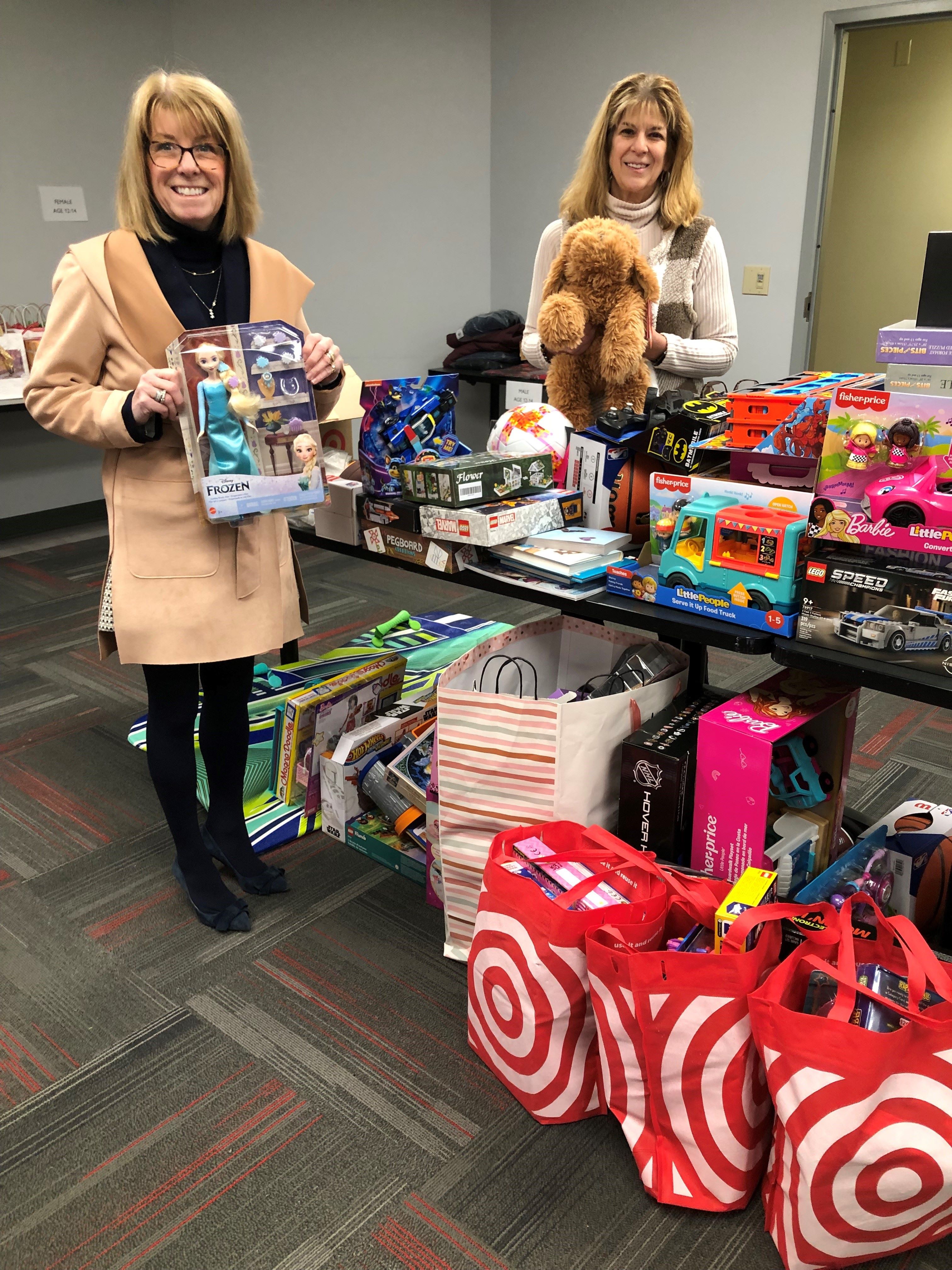 Barnes Joy of Sharing toy donation.