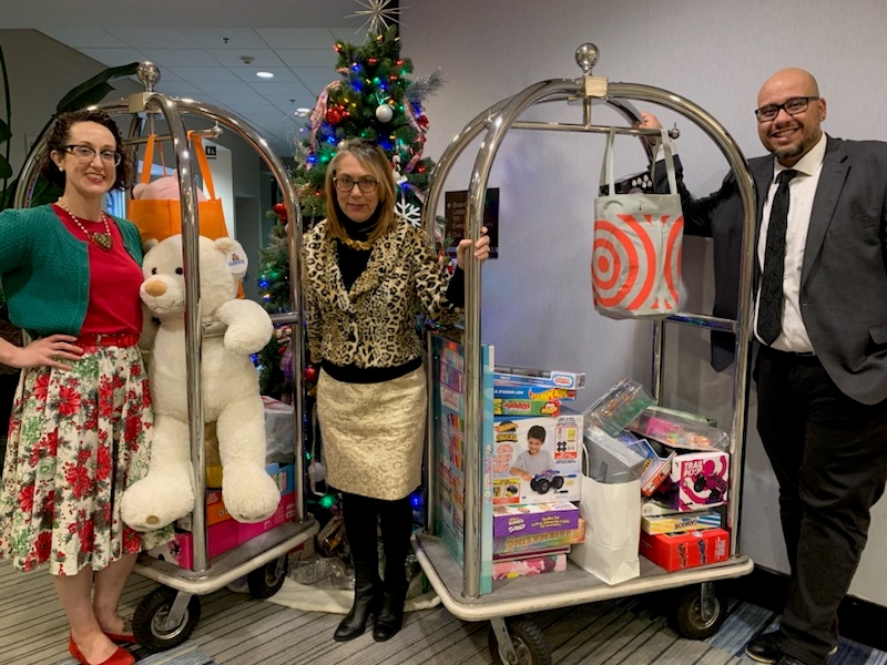 Central Connecticut Chambers of Commerce  Joy of Sharing toy donation.