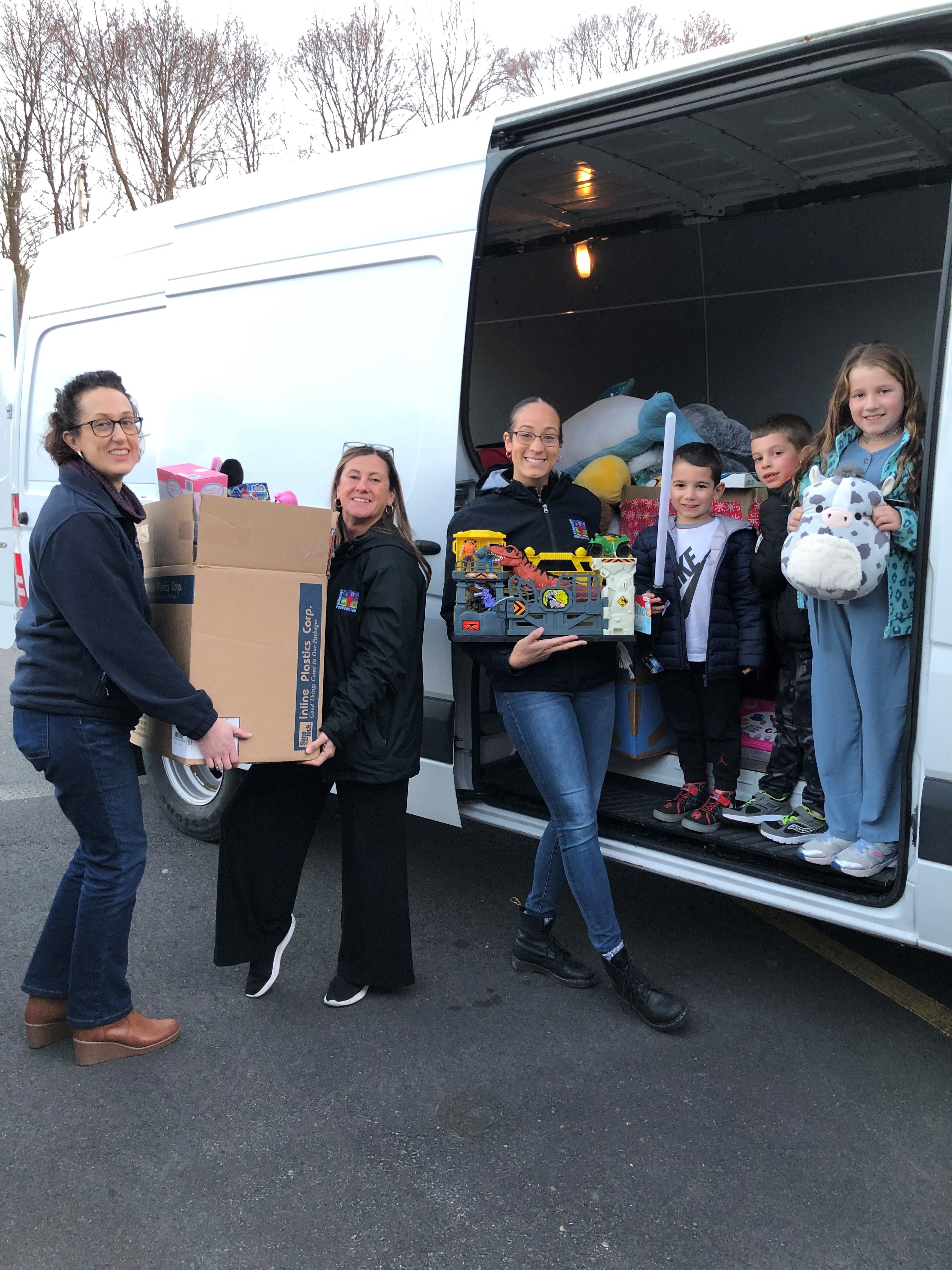 Hometown Foundation Joy of Sharing toy donation.
