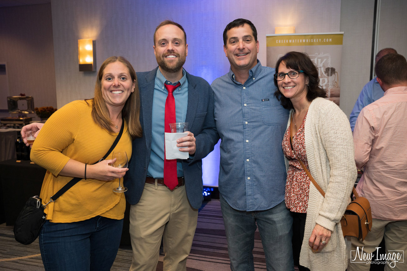 Two couples at the United Way of West Central CT wine event