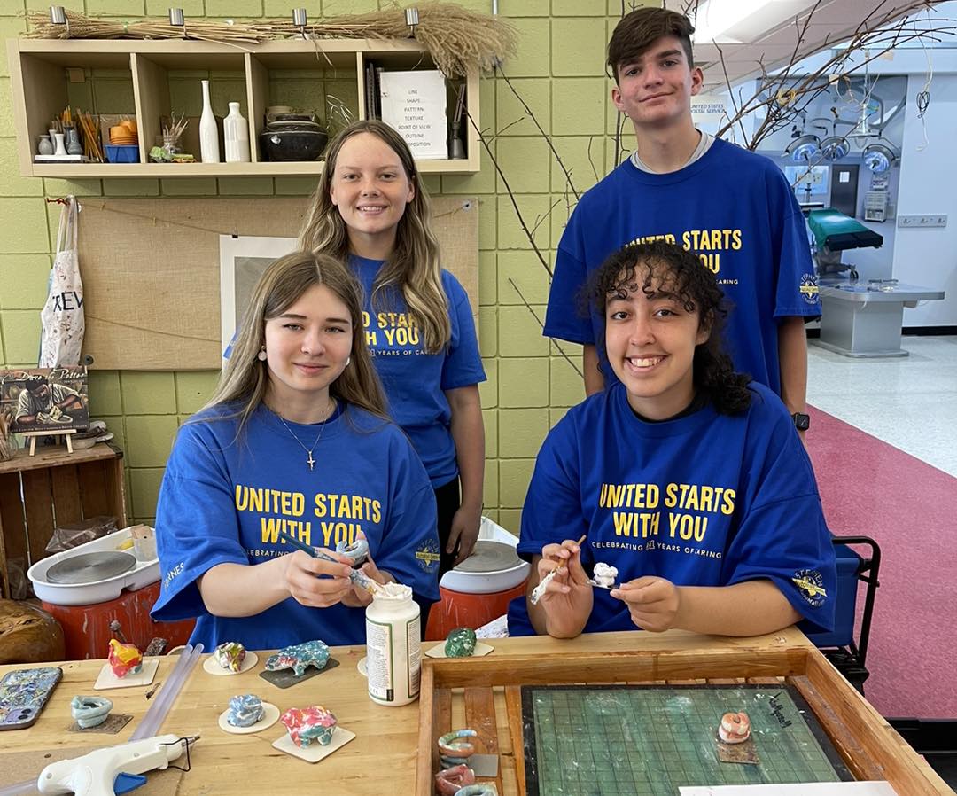 High School Students at Imagine Nation, A Museum Early Learning Center.