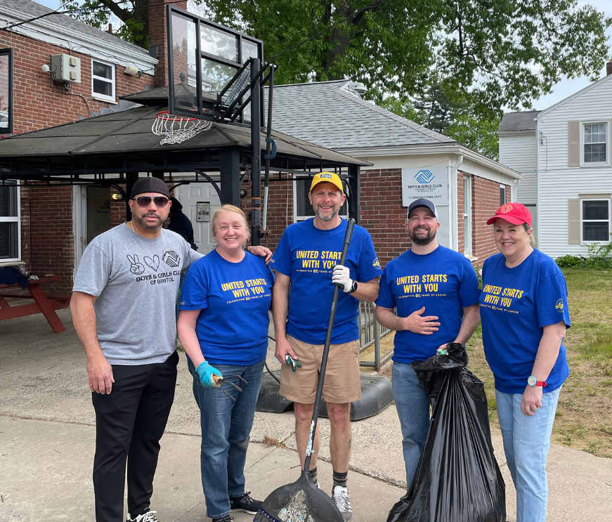 City of Bristol volunteering at Cambridge Park.