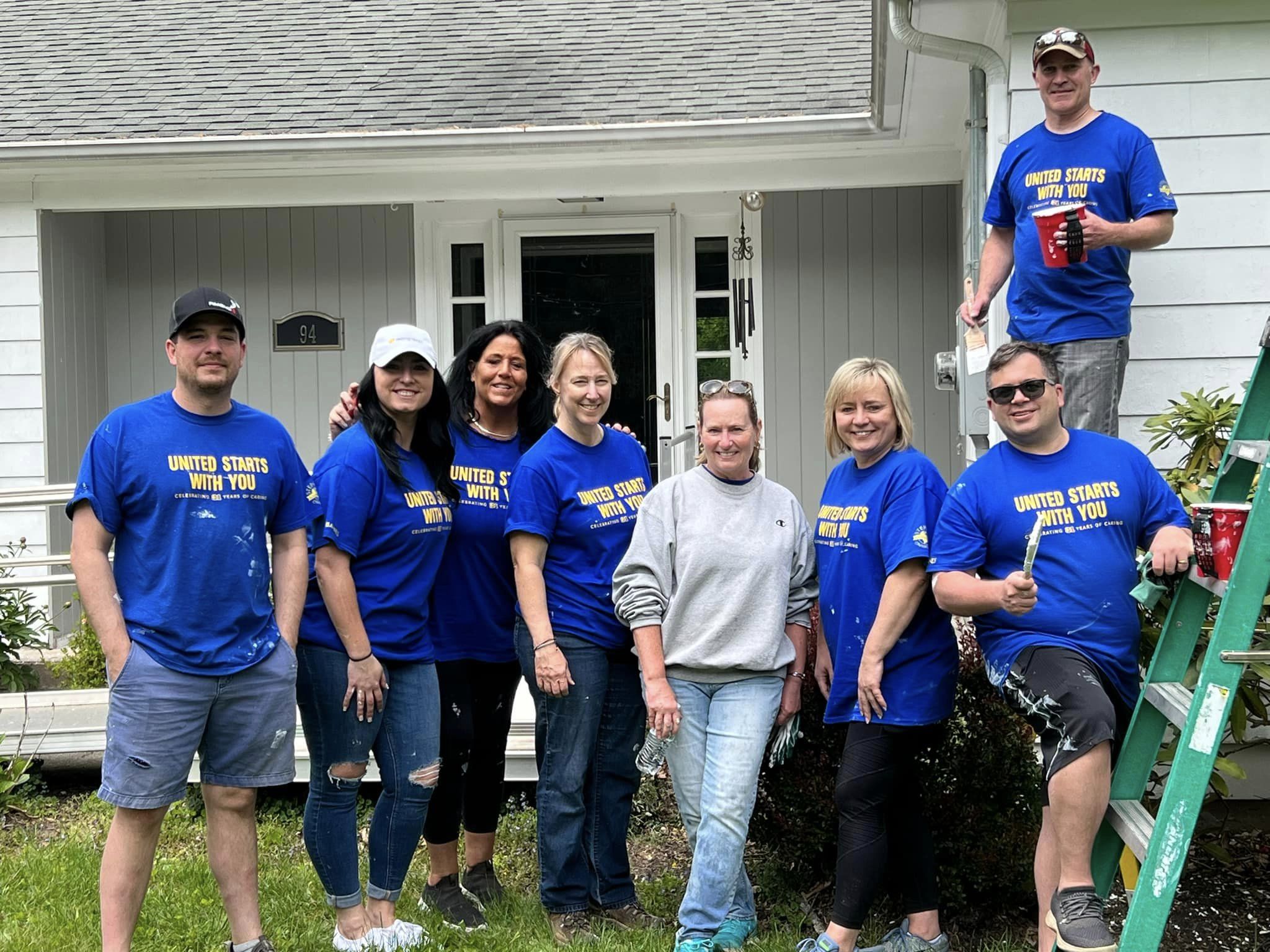 Tracy-Driscoll, group photo, at Bristol Adult Resource Center.