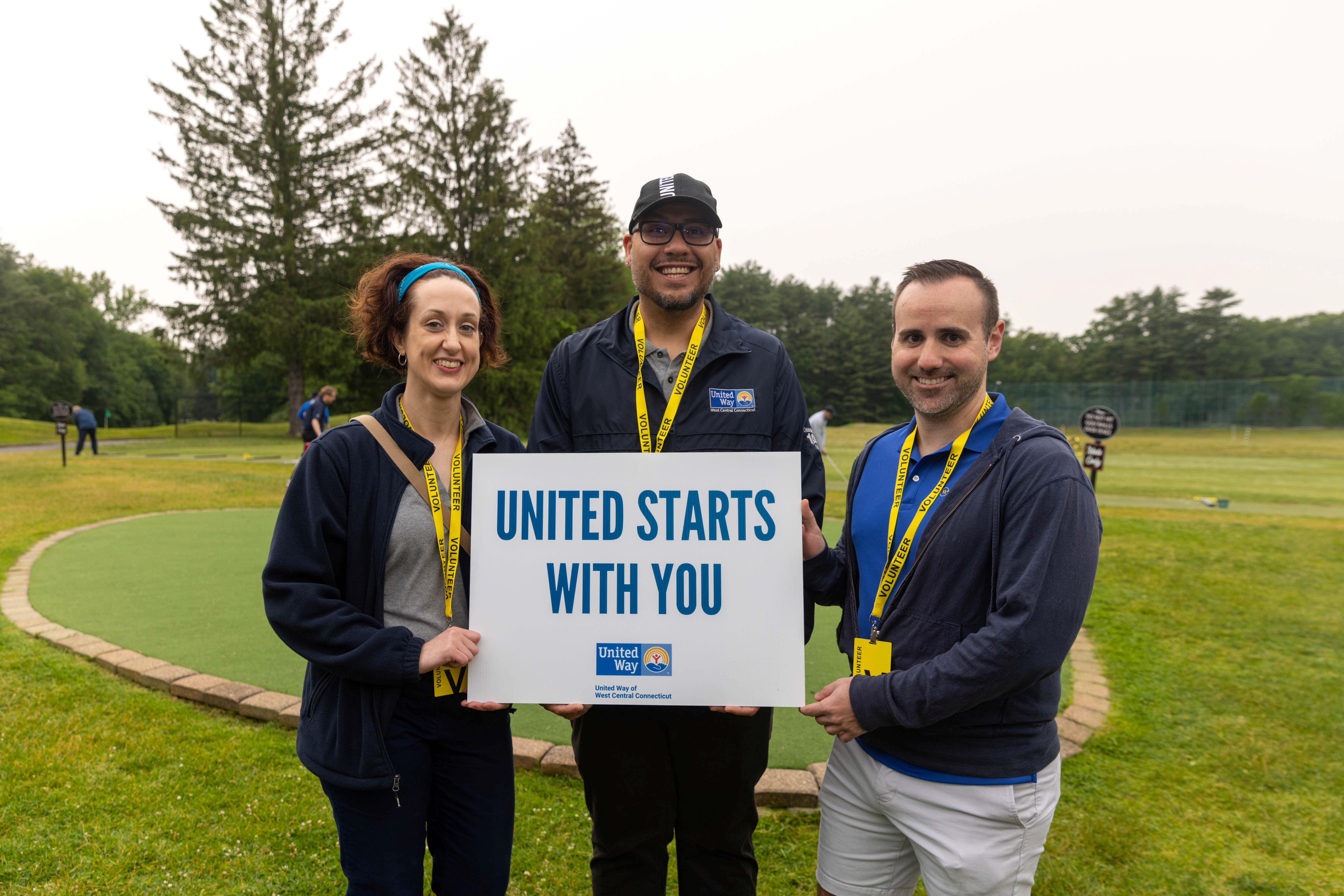 Sarah Mitchell, Resource Development Coordinator, Manny Martinez President & CPO, and Keith Bernier, Board President