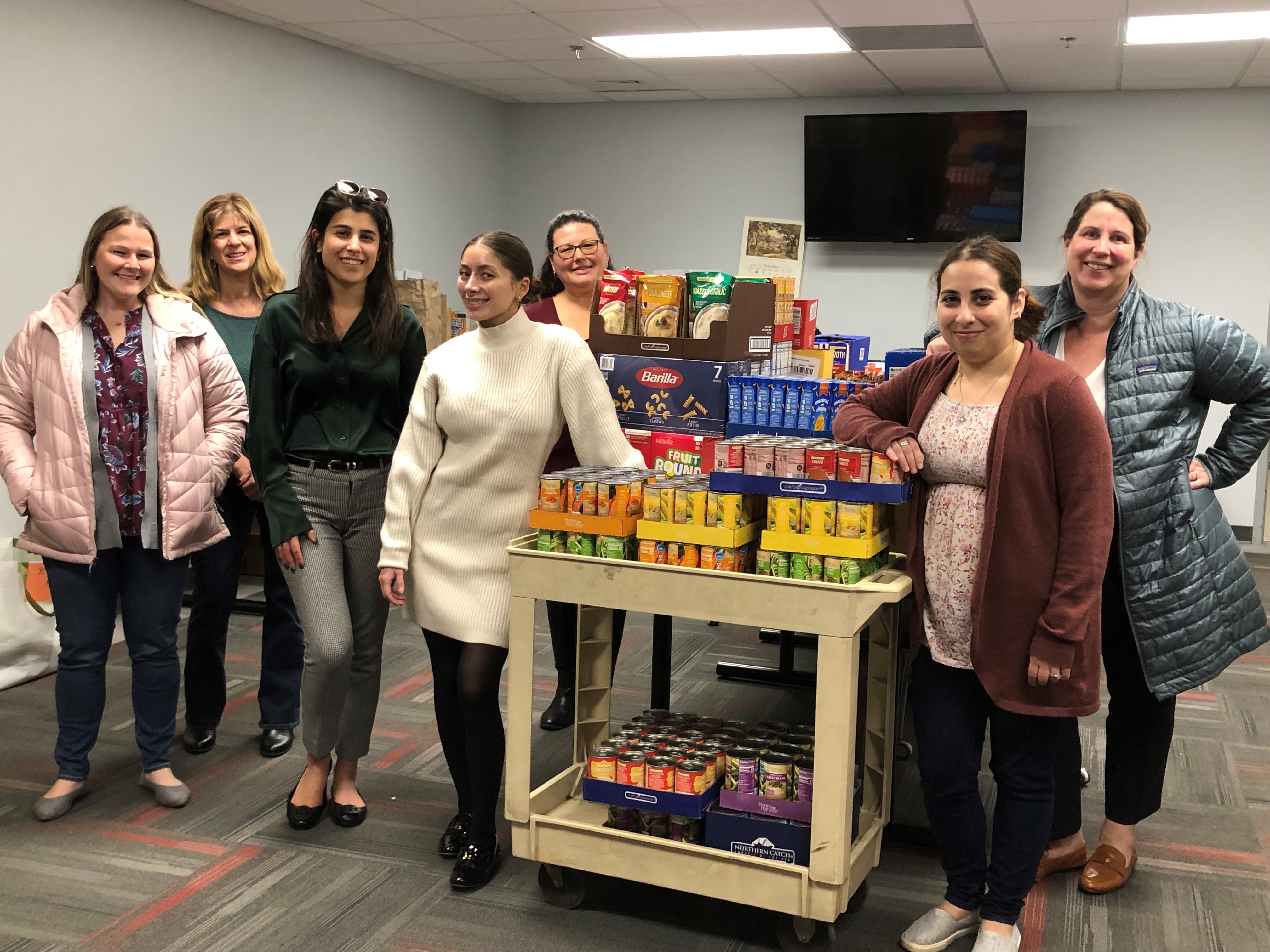 Food donations from Barnes.