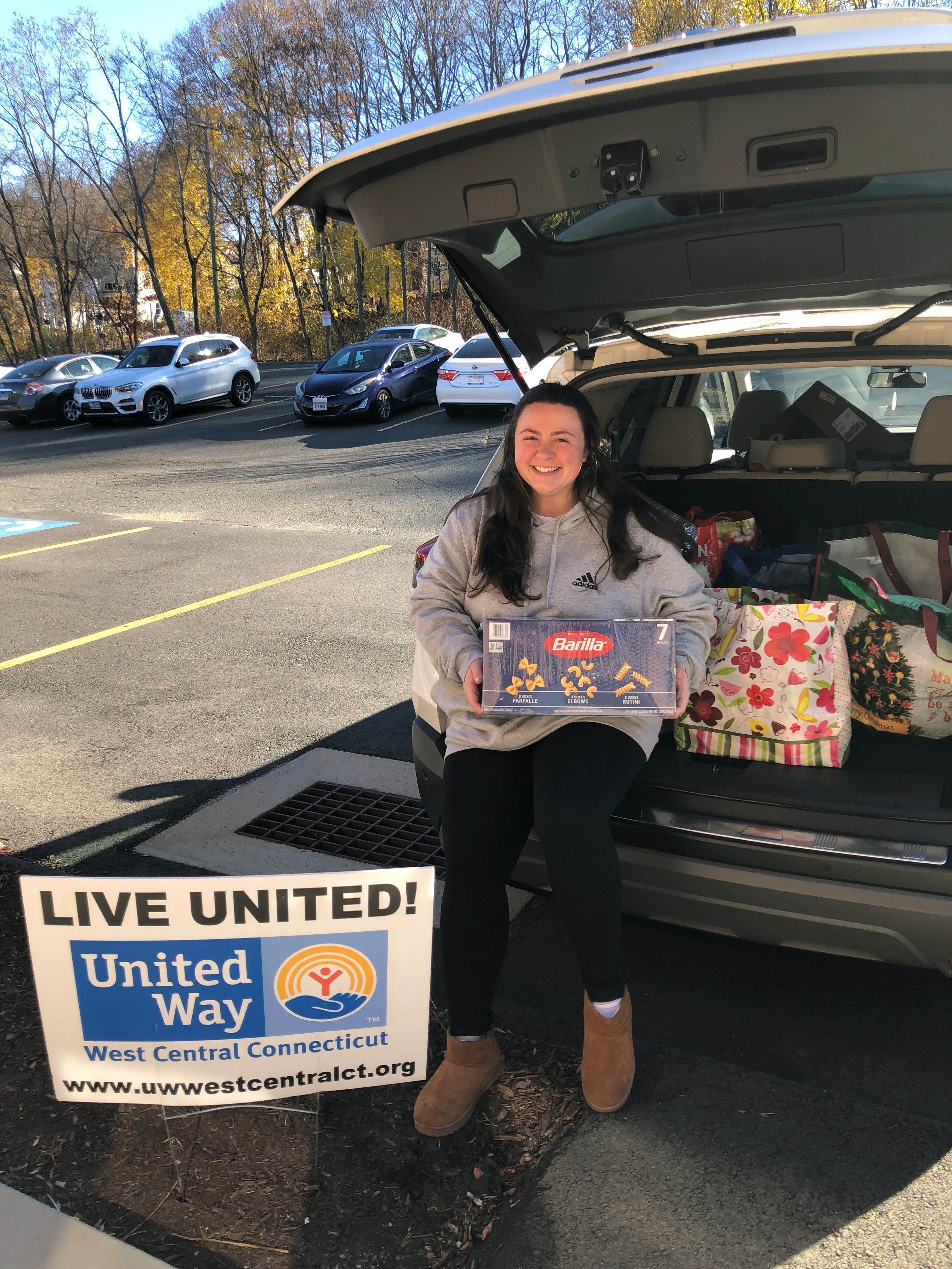 Feed the Need Food Drive donation pick-up.